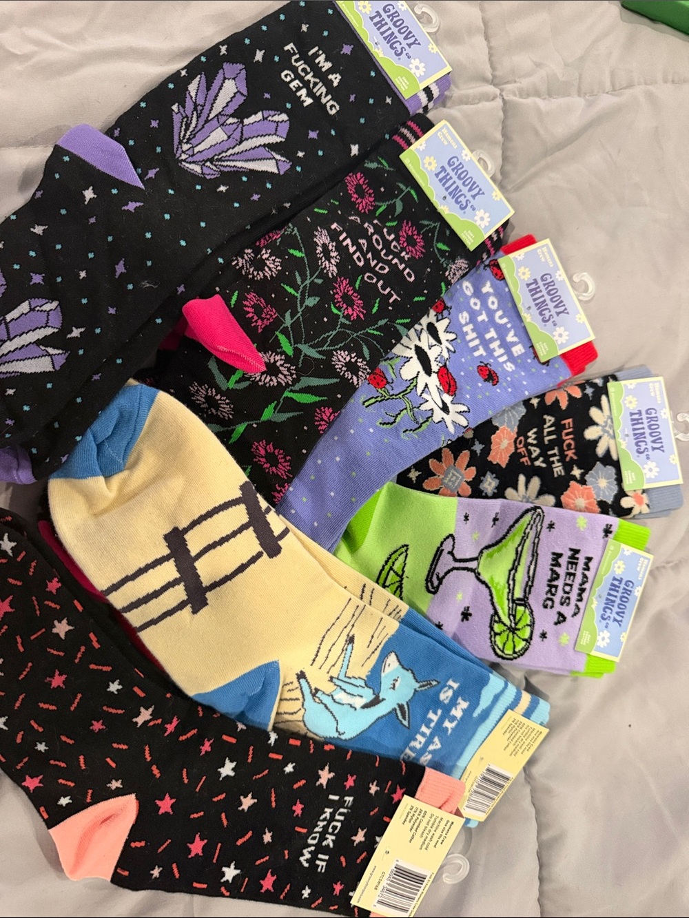 Groovy Things - Explicit Womens Crew Socks